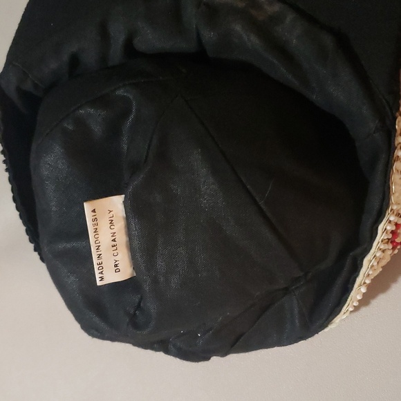 Vintage fully Sequined baseball hat style sun face mystical "Lady Luck" - Picture 6 of 6